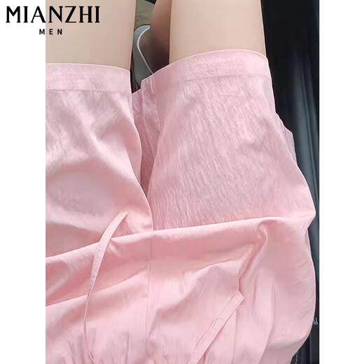 Cotton Summer Ice Seide Yamamoto-Shorts für Frauen 2025 Neue kleine hohe Taille dünne losen Sport 5-Crop-Hosen 1486 hellpurpur [hohe Qualität 14,5] L 110-120jin [Jin entspricht 0,5 kg]