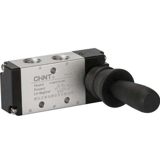 Chint pneumatic switch manual valve 4h210-08 air valve hand turn valve manual reversing valve hand plate valve 3H310-10 4h210-08+10mm connector