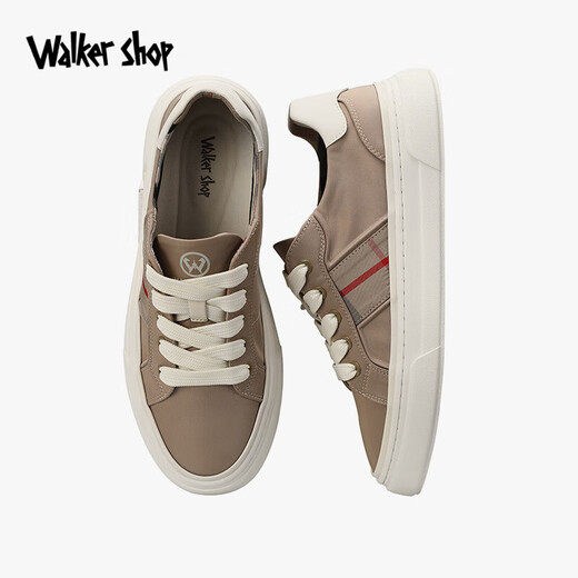 Walker Shop Brand Casual Schuhe Herren neue Marke Leinwandschuhe Herrenschuhe Sommer atmungsaktiven vielseitigen Flachschuhen Herren -Aprikosenfarbe 41