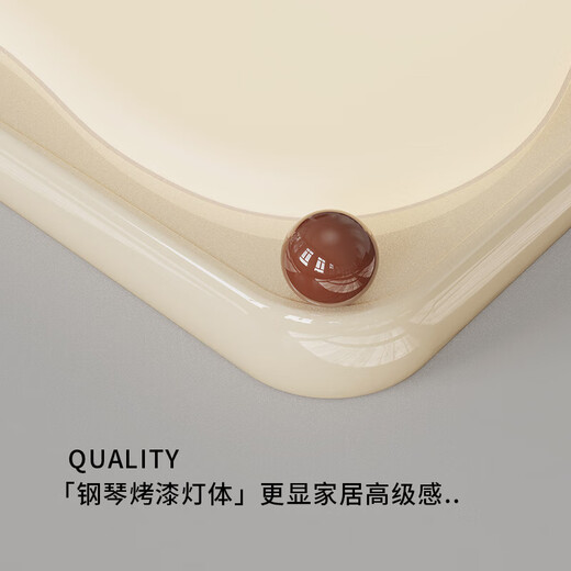 Mingjiang-Stil französischer Creme-Stil Wohnzimmer Deckenleichte Rechteckige einfache Atmosphäre Milchbohnenkeks Keks Vollspektrum Augenschutz Hall Hauptlicht HY677-1100 LONG ELF (Milchkaffee) -R97.