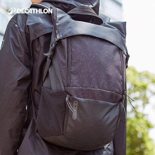 迪卡侬（DECATHLON）双肩包电脑背包运动双肩包书包男健身包背包男休闲商务KIDA 新款 25L - 墨青色
