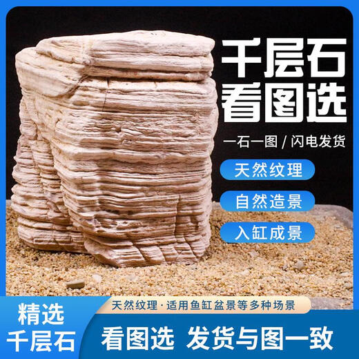 
Yonghuan fish tank landscaping stones, thousand-layer stones, multi-layer small pieces of ecological grass tank bonsai shape ornamental decorative bottom stones, landscaping stones, thousands-layer stones, see the picture to choose 1047