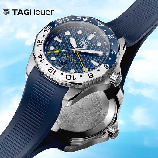 Etiqueta HEUER SWISS Watch Competition Serie Luminous Diving Watch GMT Automatic Mechanical Men WBP2010.FT6198