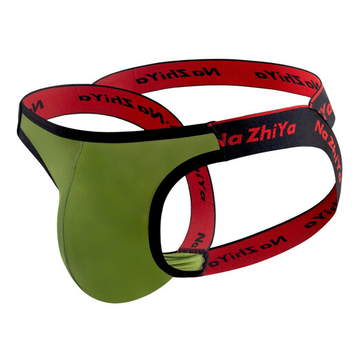 
Thong sexy one rope large men's thong belt nightclub sex Japanese style hollow big bag E. Black one piece M Weight 120-130Jin [Jin equals 0.5 kg]