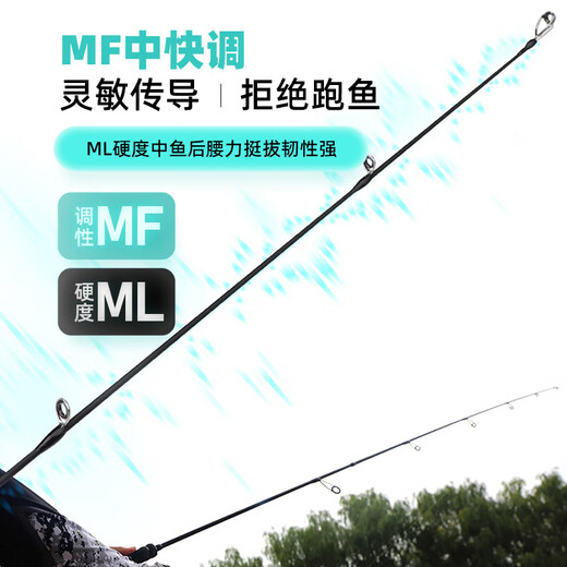 TAIGEK运动版路亚竿泛用ML调鲈鳜翘嘴新手远投竿1.8米直柄纺车轮套装