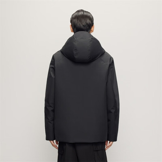 Gao Fan and Tian Xuning same style light shell black gold goose down jacket 5.0 men's down jacket 2025 new style black L
