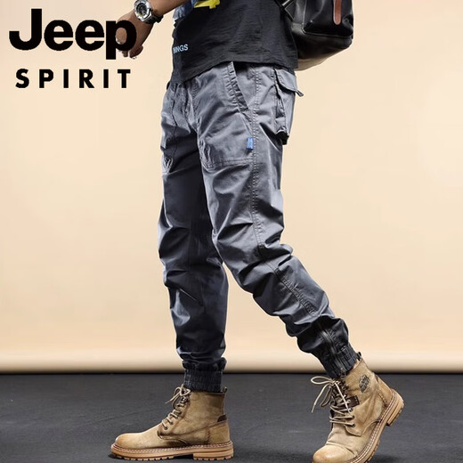 Jeep Spirit2025 Новые повседневные брюки для мужчин летние модные спортивные брюки Новая универсальная горная рабочая одежда Длинные брюки для мужчин 679-хаки 28