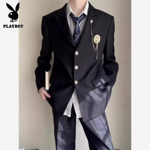 Playboy (playboy) Campus Style Vêtements masculins garçons Dk costume uniforme veste jk gift scolaire