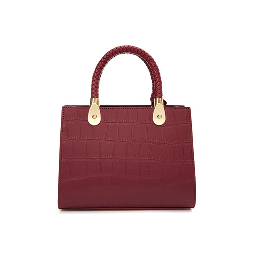 Red Dragonfly (RED DRAGONFLY) women's bag leather shoulder crossbody tote handbag as a Valentine's Day, New Year's and birthday gift for my wife Qiji Red