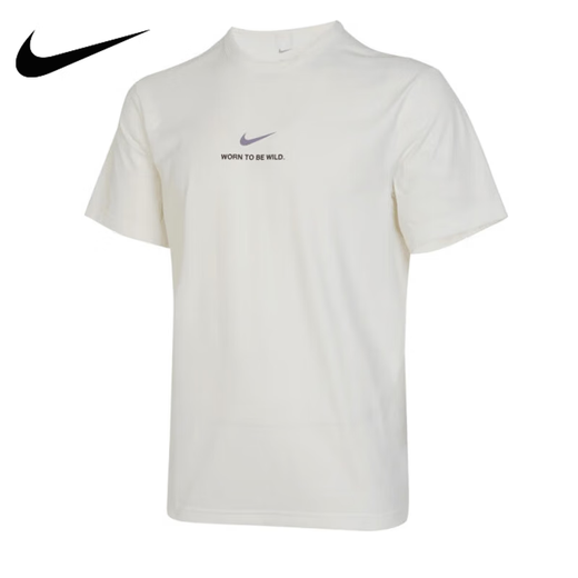 Nike (NIKE) short-sleeved men's summer new style breathable quick-drying running training T-shirt for men's sports and casual solid color top half-sleeved HF6169-133 M /170/88A