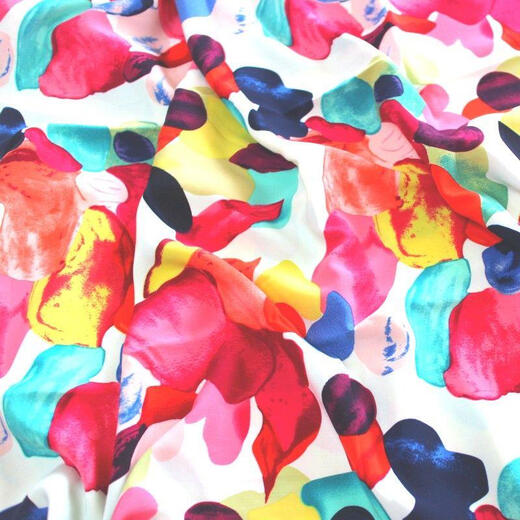 Tissu de coton artificiel baihuifu coton tissu de soie orientale de soie coton pyjamas haut de gamme pour enfants en soie coton coton artificiel passion rouge a2694 rouge