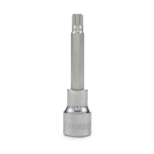 
Shida Dafei twelve corner rotary tool sleeve tool 12.5 ratchet wrench lengthened 100mm batch head 24801 25902/12 corner M-12140MM length