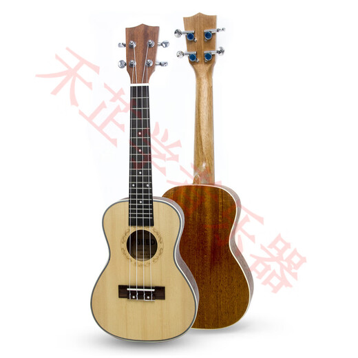 
GALYDA 23-inch ukulele solid wood Ukulele children's small guitar 26-inch entry-level ukulele 25 models 23-inch S sound hole face single ukulele
