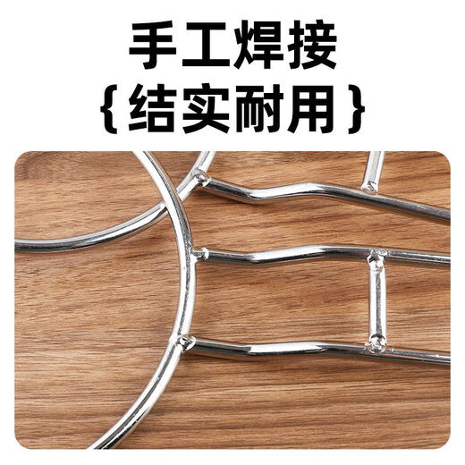 Hua Muxi stainless steel bowl clamp, anti-scalding, heat-insulating, non-slip clamp, dish clamp, bowl clamp, end bowl fork, end bowl fork, electroplated anti-scald bowl artifact, small size