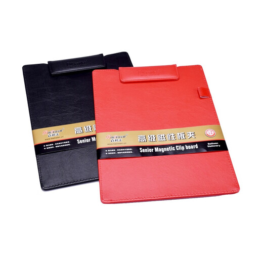 
Bailiwen magnetic suction board clip A4 magnetic writing board clip pad folder note clip black BL3889