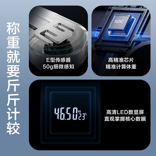 ANTA weight scale electronic scale human body home health scale high-precision weighing accurate LCD high-definition screen rechargeable model