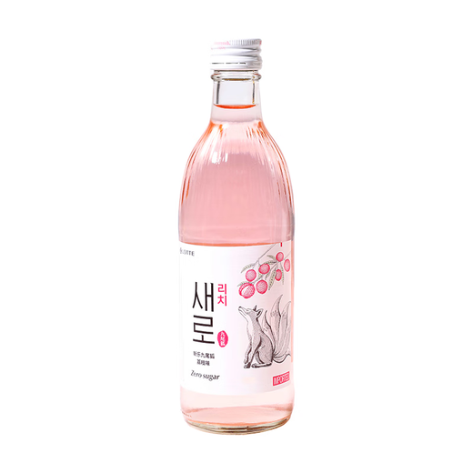 Xinle Nine-Tailed Fox Lychee Flavored Soju 375ml*1 bottle 16% imported from South Korea