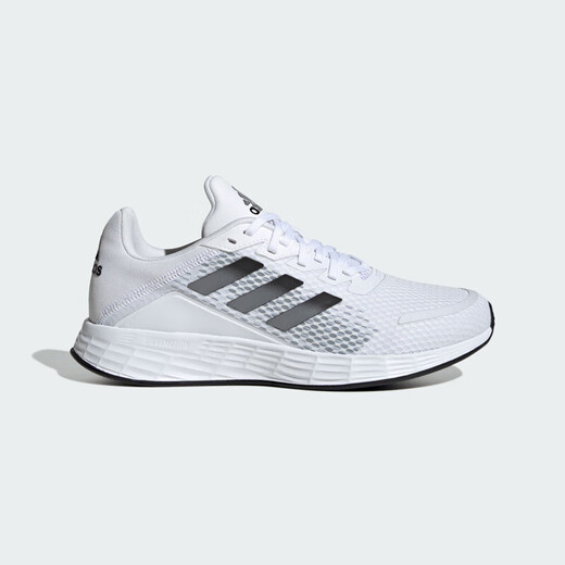 Adidas Running Shoes Herrenschuhe 2025 Sommer Neuer schockabsorbierender und atmungsaktiver Sportschuhe Mesh Leichte schwarze Freizeitschuhe JQ9715 Weiß 39 (240 mm)
