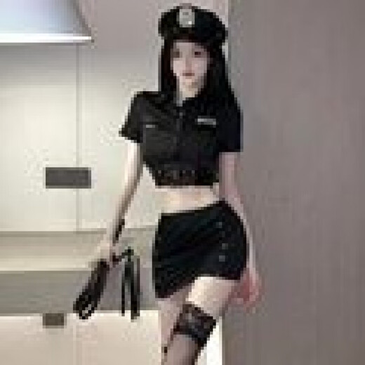 Ye tingxiang sexy monseie pasión hueco uniforme abierta tentación al por mayor 854 gris + medias rayadas tamaño de uniforme