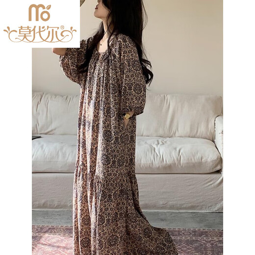 
Modal is so beautiful and elegant long skirt for women in summer thin cotton silk long style, which can be worn on the outside, pajamas to make you look slim. 8668 skirt, bamboo, average size, F skirt length 12590-180Jin[Jin equals 0.5 kg]