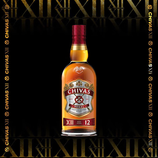 芝华士（Chivas Regal）苏格兰调和型威士忌 进口洋酒 芝华士500ml双支礼盒