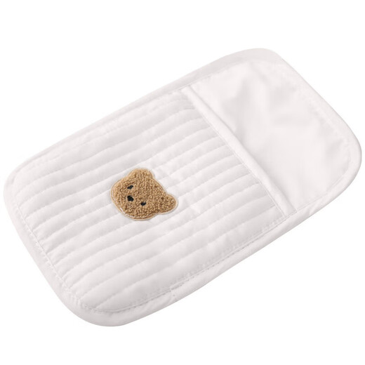 Crib hanging bag storage bag children's bedside bedside baby toy storage bag urine arrangement bag bear bedside hanging bag double pocket