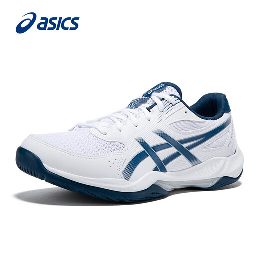 Asics men's badminton shoes autumn and winter professional wear-resistant training sports shoes GEL-ROCKET 12 white/blue-100 40