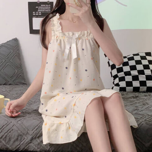 La chemise de nuit de la 20e fille de l'école d'été étudiante Internet célèbre veste robe mignon sweet ins sweet sweet robe pyjamas m 5009 # bear m 160