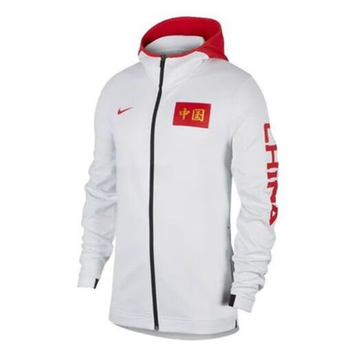 Nike (Nike) Therma Chinese Team's Men's Basketball Hooded Veste de veste AT4867-100 AT4867-100 S