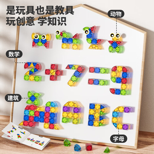 Newchi color window magnetic sheet building blocks children's house play toys magnetic upgrade matte reinforcement strong magnetic children's gift