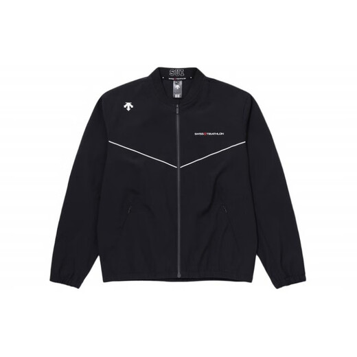 
DESCENTE SUITeam solid color logo high breathable baseball collar zipper long sleeve jacket jacket same as men and women 100