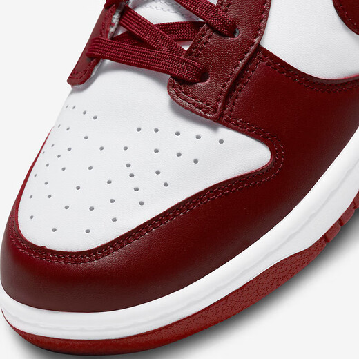 Nike (NIKE) [Trendy] Men's Shoes Dunk Low Retro Team Red Low Top Retro Lightweight and All-match Casual Board Shoes DD1391-601 40