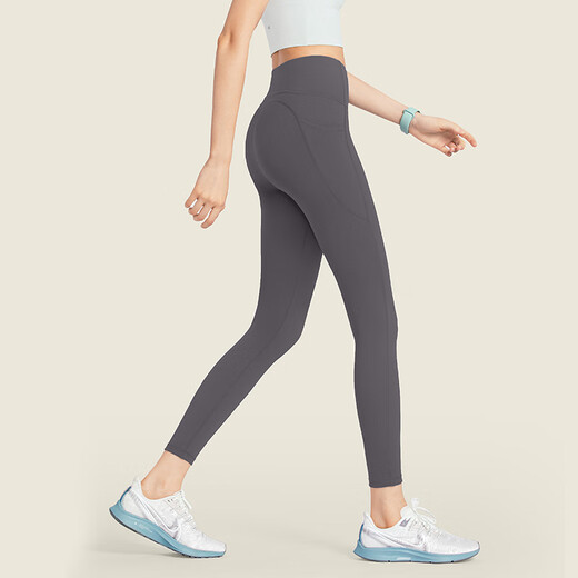 VFU Xingqing Pantalon soulevant la hanche Pantalon de fitness de yoga neuf points Pilates Sports Sport Spring and Summer Pigeon Grey Grey-Fight-Tk2694_ [Couleur] M _ [suggéré 47-52kg]