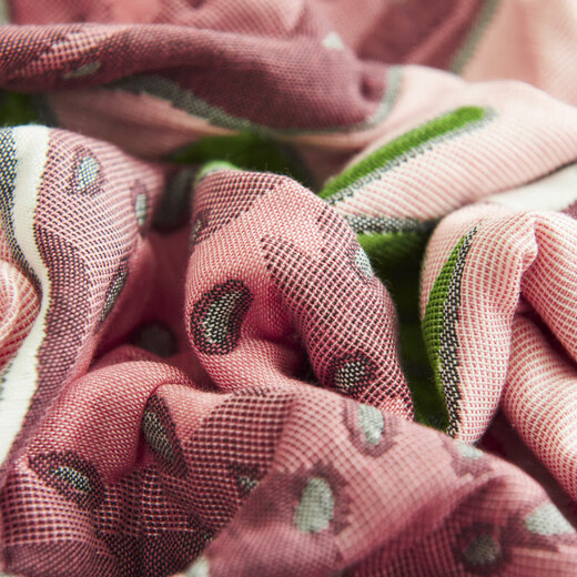 Pure cotton gauze bath towel new adult and children cartoon large towel absorbs water, quick-drying and does not shed lint, cotton bath wrap Strawberry Elf Hongsen 500g75cm*160cm one piece