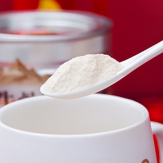 Poudre de protéine de gélatine de la gélatine de la gélatine de la gélatine à la boue du shandong intellectuel 6 boîtes * 1 boîte de protéine de moelle osseuse de yak yak poudre de protéine de calcium prébiotique à haut calcium, poudre de protéine de gélatine à lèvres du shandong 1050g * 2 boîtes (175 g * 12 canettes)