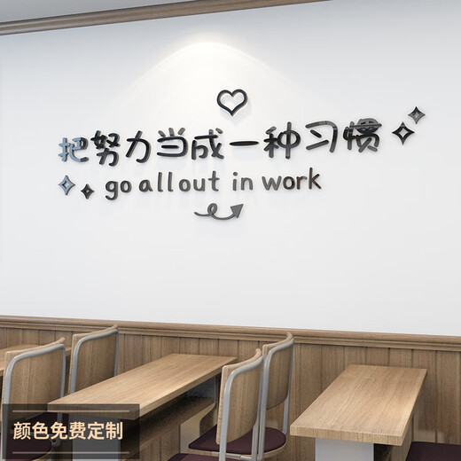 Chengliu Education Institution Training Wandaufkleber Dekorieren Sie Türen Umweltkreation Klassenzimmer Kulturelle Arrangement Inspirierender Slogan Lernen Inspiration 3887 Little Sonnengold Spiegel Big Big