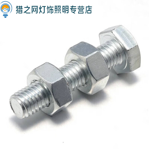 Grade 48 galvanized external hexagon bolts galvanized screw nut set M6M8M10M12M14M16M18M20M30 M6*35200 set