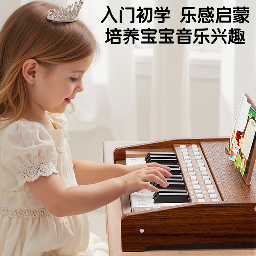 迪漫奇儿童钢琴玩具木质可弹奏迷你电子琴初学入门乐器男孩女孩生日礼物