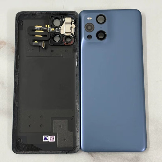 Suitable for oppo findx3 original disassembly back cover Findx3Pro original disassembly battery glass back cover Findx3/x3Pro fog blue 85 new disassembly back cover shell