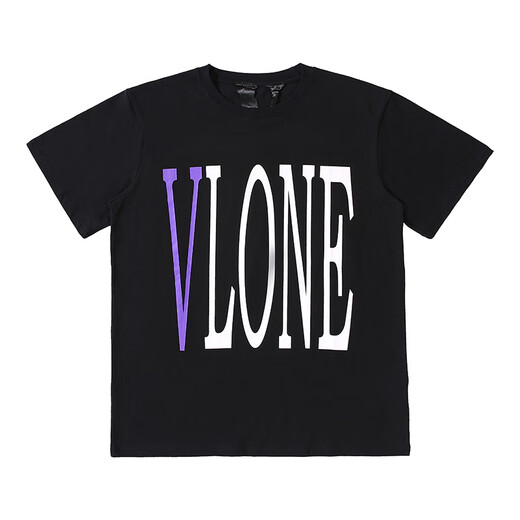 VLONEIVLONE FRIENDS陈冠希同款中国龙烟雾LOVE闪电黑橙大V短袖男女t恤 玫红色 白色6218# S