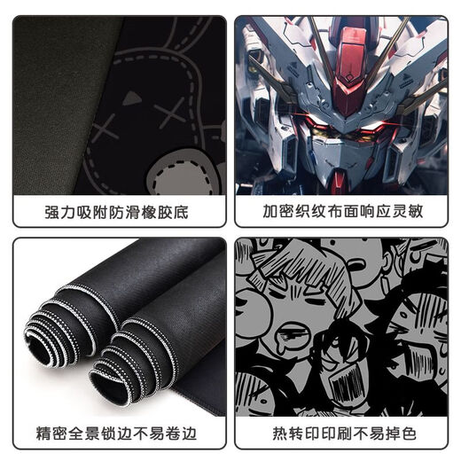 Kaooseen Mouse Pad Большой размер 1200x600 большой анимация мыши на заказ на заказ на рабочем столе для настольной работы на рабочем столе.