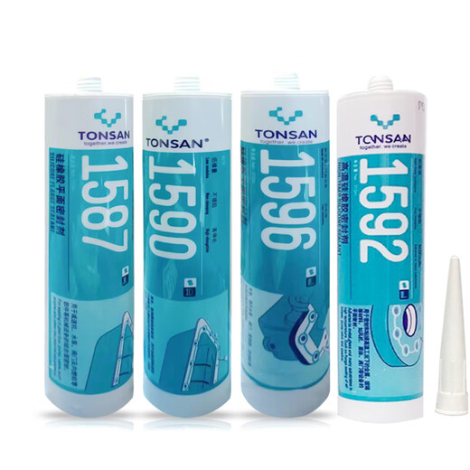 可赛新1587 1590 1592  1596硅橡胶平面密封剂 天山 耐高温胶 1596-310ml(50支)