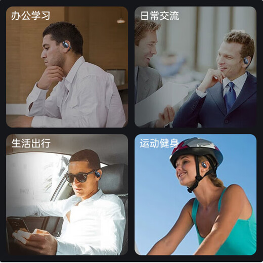 Bluetooth headset for car driving wireless ear-hanging type super long battery life super sound quality headset suitable for all mobile phones digital power display + super long standby Supreme BT19