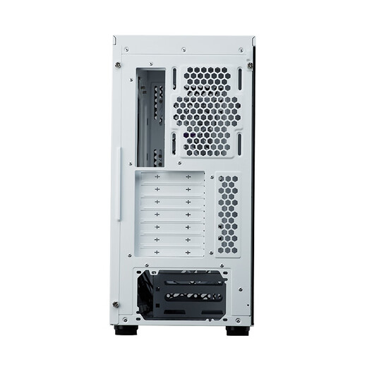 酷冷至尊（CoolerMaster）ELITE 502 白色 全塔电脑机箱 网状进气前面板/钢化玻璃侧板/标配120 ARGB风扇*3/支持420水冷