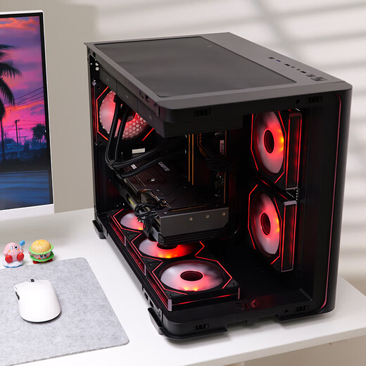 Gigabyte (GIGABYTE) AMD Ryzen R7 7800X3D/9800X3D graphics card-free barebone system host six-phase interest-free assembly computer AI live broadcast e-sports game machine home office desktop R7 9800X3D+32G+1T+ graphics card machine