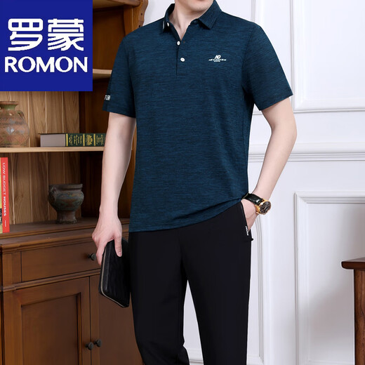 
Lomon Daddy Summer Men's Short Sleeve T-Shirt 2025 New Middle-aged and Elderly Sportswear Set Men's Summer Father's Day Clothes 753 Gray [Single T-Shirt] XL [Suggested 120-140Jin [Jin equals about 0.5 kg]]