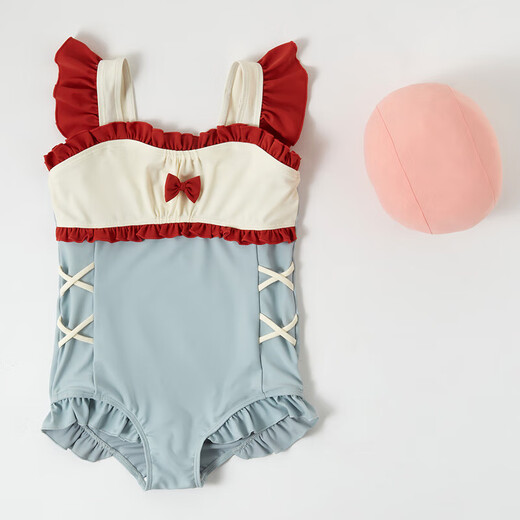 Zailu children's swimsuit women's quick-drying sunscreen one-piece swimsuit 2025 new children's high-end foreign bubble hot spring vacation M100c