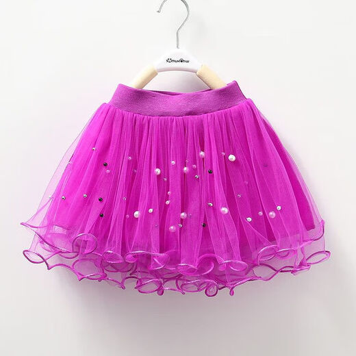 Vêtements pour enfants jupe jupe en jupe de gaze toutes saisons