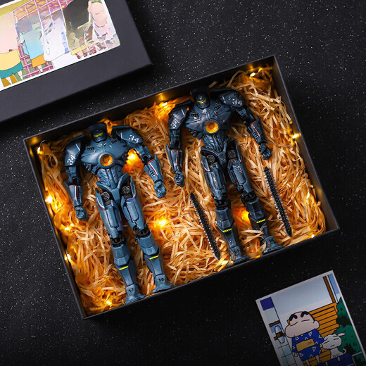 NECA Pacific Rim Mecha Model Spielzeug Rache-Wanderer Doppelblatt Eureka Storm Red Ornamente 679- [Melancholy Romeo] [Originalpaket (Kollektion von Ihrer eigenen)]
