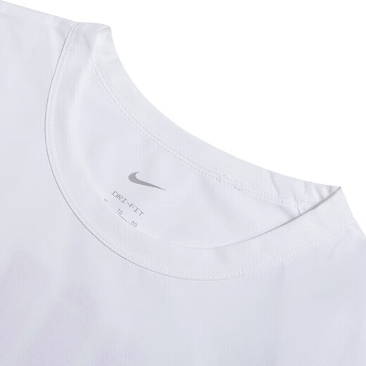 Camiseta de manga corta Nike (Nike) 2025 Summer New Hyverse Dri-Fit Men's Sipado de secado rápido Halfeding Top blanco/burdeos/plata HV4882-100 Drying rápido L de secado rápido